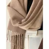 Scarves Light Luxury-Coat Companion Can Use Wool Cashmere Scarf And Shawl On Both Sides