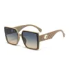 Zonnebril voor dames Zomer gepolariseerde vierkante brillen Dames hoge kwaliteit Luxe stijl Mode Sportontwerper Zonnebril UV-bescherming Bril Willekeurige doos