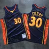 Maillot de basket-ball rétro authentique Hakeem Olajuwon Vintage Tracy McGrady Stephen Curry Dirk Nowitzki Jason Kidd Dikembe Mutombo Carmelo Anthony Allen Iverson