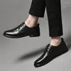 Sapatos casuais moda masculina sênior formal negócio negociação festa de casamento alta qualidade confortável versátil rendas até salto baixo oxford