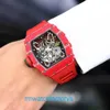 RM Watch Pilot Watch Popular Watch RM35-02 Collection RM3502 NTPT Red Devil Limited Edition Men's Fashion Leisure Sports Mechanical Watch