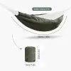 Survival Multifunctional Hammock Underquilt Sleeping Bag Winter Warm Hammock under Blanket Poncho for Camping Traveling Swing with Bag