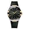 Business Casual Haute qualité automatique 39mm taille constellation Montres-bracelets Designer montre en cuir saphir étanche avec boîte de montre AAA Montre de luxe