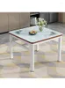 Table Cloth Square Tempered Glass Small Apartment Modern Simple Mat