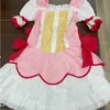 コスプレアニメコスチュームanimecc pu magi madoka magima madoka kanameロールプレイングウィッグヘッドウェアハロウィーンパーティーレディースcloshensc24321