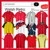 Retro Wales soccer jerseys JAMES BALE 24 25 Welsh football shirts JOHNSON N.WILLIAMS RODON T.ROBERTS CABANGO LEVITT MOORE THOMAS Men hotsoccer