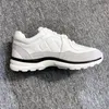 Vintage Designer Suede Casual Schoenen chanells Kalfsleer Reflecterende sportschoenen Dames Stad Gsfs Size35-41 Heren Dames Sneakers