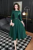 Casual Dresses Zjyt Spring 2024 Elegant Special Occasion Party Women Designer Slash Neck Aline Red Formal Dress Vintage Vestidos