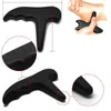 Face Massager Natural Stone Meteor Massage Cone Needle Reflection Massage Tool Body Massage Foot Shoulder Back Neck Pointing Tool 240321