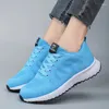 Casual Shoes Women Sports för 2024 Tennis Breattable Walking Mesh Platform Running Sneakers Female Footwear