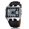 Dual Time Big Face Analog Digital ALM Chime Day Date LED Sports Waterproof Electronic Racing Multi-function Fashion watch287c