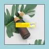 wholesale Packing Bottles Frosted Amber White Glass Dropper Bottle 15Ml 30Ml 50Ml With Bamboo Cap 1Oz Wooden Essential Oil Bottles Drop ZZ