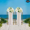 Płyty dekoracyjne stojak na kwiaty ślubne 5pcs złota kolumna stojak na stół do dekoracji imprezy domowej