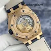 Business-Mode-Armbanduhr, AP-Armbanduhr, Royal Oak Offshore-Serie, 26470OR, graues Ruthenium-Zifferblatt, Datums-Timer, 42 mm, 18-karätiges Roségold-Material, komplettes Set, Garantiekarte