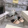 Silk and Satin Slippers for Women's Outerwear, New 2024 Summer Rhinestone Square Toe High Heels, Yellow Shoes, Sexy Slim Heel Sandals