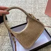 Cable Knit Tote Women's Bags Fashion Designer Straw Bags Light Material with a Summery Mood Embroidered Lettering Sophisticated Soft Sizes 19*11CM