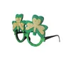 Décoration de fête 1set St Patricks Day Femmes Shamrock Bandeau avec bracelets Perles Collier Lunettes Festival Costume pour Cosplay