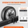 Suporte de montagem de pneu sobressalente de reboque BENTISM para 4,5,6 8 furos de cubo