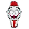Breitl Armbanduhren für Herren, Herren-Clowns-Uhren, drei Nadeln, Quarzuhr, hochwertige Top-Luxusmarke, Uhr mit Kalenderfunktion, super modisches Kautschukarmband