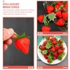 Party Decoration Simulated Strawberry Realistic Strawberries Simulation Food Toy Miniature Things Kids Toys