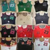 Возвращение к 1996, 1997, 1998 годам. Аутентичные баскетбольные майки Michael 23. Рубашка в стиле ретро. Винтажная мужская команда. Красный, синий, белый, черный. Спортивная одежда с вышивкой. Отличное качество.