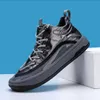 HBP Non-Brand wholesale new style mens leather sneakers running pu sport shoes