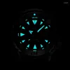 Наручные часы RDUNAE Monster Watch для мужчин Blue Diver Мужские механические часы NH36 с сапфировым стеклом Автоматические брендовые водонепроницаемые часы