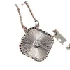 Diamond S 4 Leaf Clover Designer Womens Sieraden Vrouw Geschenken Gouden Ketting Vrouwen voor Dochter