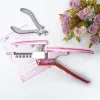 Connectors 6D hair extension machine pink color 6D second generation hair extension tools kit with Hair removal plier 6D second generation