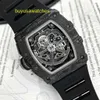 Часы RM Часы с муассанитом Montre RM11-03 Black Knight NTPT Мужская мода Досуг Бизнес Спорт Хроника Хронология Механические RM1103