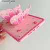 Tablet PC Cases Torby 3D Butterfly Shell odpowiedni dla iPada 9. 8. 7. generacja 102 2021 2020 2019 iPad Airpro 105109Pro11mini Silikonowe dziecko Shelly240321y240