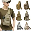 Sacs tactique Sac à coffre militaire Mentes extérieurs Men Sacs à bandoulière Edc MOLLE FANNY PACK Small Phone Pouch Crossbody Body Sac pour la chasse à la randonnée