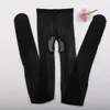 Vrouwen Sokken Winter Warm Gevoerd Thermisch Rekbaar Slanke Magere Legging Broek Been Intimates Opening Sexy Kousen