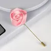 Pins, Broschen Herren Anstecknadeln Handgemachte Rose Blume Boutonniere Stick Für Mann Anzüge Schmuck Zubehör Drop Lieferung Dhczx