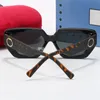 مصمم للرجال امرأة الموضة الفاخرة المعدنية خمر نظارة شمسية الصيف على طراز Square Square Square Sire Sun Glasses Man مع صندوق أصلي