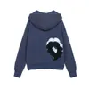 Yiciya moletom com capuz mm marca clássico de alta qualidade suéter roupas femininas moletom oversize manga comprida tops com capuz 2024