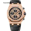 REIURE WRISTWATCH AP WIST STWIEK Royal Oak Offshore 18K Rose Gold Automatyczne automatyczne mechaniczne męskie zegarek 26470or Sinone Hand Luksusowy zegarek 26470or Oo A002CR.01