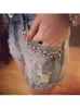 Women's Shorts Light Blue Tassel Mini Denim Aesthetic Low Waist Jean Vintage Streetwear Korean Short Pants 2000s Clothes