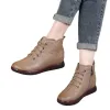 Boots Winter Women's Boots Plus Velvet Warm Short Boots Soft Soles Bare Feet Casual Thicksoled Mother Boots Allmatch Women's Shoes