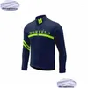 Racing Jackets Morvelo Cycling Jersey Men Clothing Bike Wear Shirt Long Sleeve Maillot Ropa Ciclismo Hombre Drop Delivery Sports Outdo Otkgz