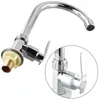 Bathroom Sink Faucets Kitchen Cold Taps Swivel Spout Single Lever Tap Mono Modern Plating Faucet Replacement Accessories