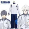 Cosplay Anime Costumes Blue Lock Reo Nagi Bachira Isagi Chigiri Cosplay Come Zip Sweatshirt Tracksuit Sweatshirt Hoodie Halloween Carnival Clothingc24321