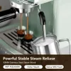 SUMSATY 20 pièces, expresso Hine avec mousseur à lait, bâton vapeur, adapté pour cappuccino, latte, chiato, réservoir d'eau amovible de 1,8 litre, ETL