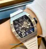 RM Watch Fliegeruhr Beliebte Uhr RM010 Serie RM010 Platinum Full Hollow