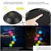 Outros suprimentos de festa de evento 6leds bola pendurado mticolor sinos de vento solar decorativo luz led para janela jardim casamento gota deliv dh9mu