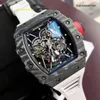 Tactisch Duikhorloge RM Polshorloge RM35-02 Zwitsers automatisch uurwerk Saffierspiegel Geïmporteerde rubberen band