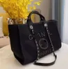 BHigh-end New Canvas Large Capacity Tote Women Shoulder Bag Cloth Shopper Bags Literary Fan Letter Pearl Big Shopping Fashion Bags53656