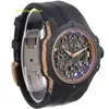 Montre-bracelet Diamond Sports RM RM33-02 avec boîtier en carbone de 41 mm et cadran noir.Excellent