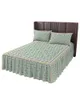 Spódnica łóżka w stylu artystycznym mandala zamontowana łóżka z poduszkami z poduszkami materaca materaca pokrywa pościel