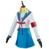 Cosplay Anime Costumes Suzumiya Haruhi JK Rola munduru odgrywanie anime no yuutsu dziewczęta Top Ski Odzież Wej Halloween Carnival Halloween Clothing Rola Playc24321